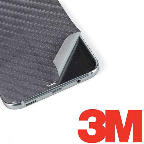 Silver Carbon Fiber Specialty Texture Material Galaxy S8 Plus Skin